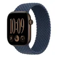 Bracelet nylon tressé Solo Loop 38 à 49 mm pour Apple Watch – Couleur du bracelet Abyss blue