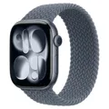 Bracelet nylon tressé Solo Loop 38 à 49 mm pour Apple Watch – Band Color Anchor Blue