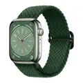 Bracelet nylon tressé Solo Loop 38 à 49 mm pour Apple Watch – Couleur du bracelet army green
