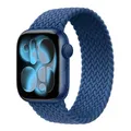 Bracelet nylon tressé Solo Loop 38 à 49 mm pour Apple Watch – Band Color Atlantic Blue