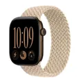 Bracelet nylon tressé Solo Loop 38 à 49 mm pour Apple Watch – Couleur du bracelet Beige