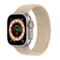Bracelet nylon tressé Solo Loop 38 à 49 mm pour Apple Watch – Couleur du bracelet BEIGE