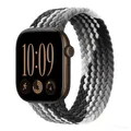 Bracelet nylon tressé Solo Loop 38 à 49 mm pour Apple Watch – Couleur du bracelet black clever