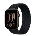 Bracelet nylon tressé Solo Loop 38 à 49 mm pour Apple Watch – Couleur du bracelet Black
