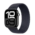 Bracelet nylon tressé Solo Loop 38 à 49 mm pour Apple Watch – Couleur du bracelet charcoal black
