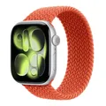 Bracelet nylon tressé Solo Loop 38 à 49 mm pour Apple Watch – Band Color Dark orange