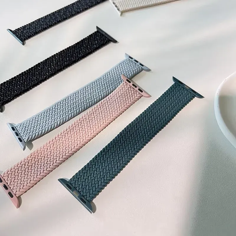 Bracelet nylon tressé Solo Loop 38 à 49 mm pour Apple Watch