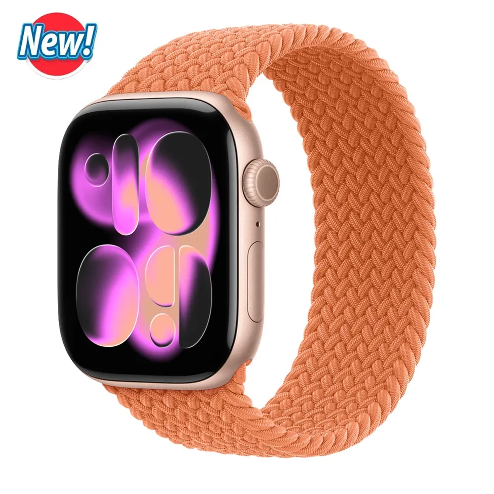 Bracelet nylon tressé Solo Loop 38 à 49 mm pour Apple Watch