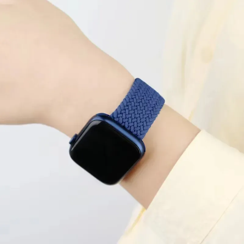 Bracelet nylon tressé Solo Loop 38 à 49 mm pour Apple Watch