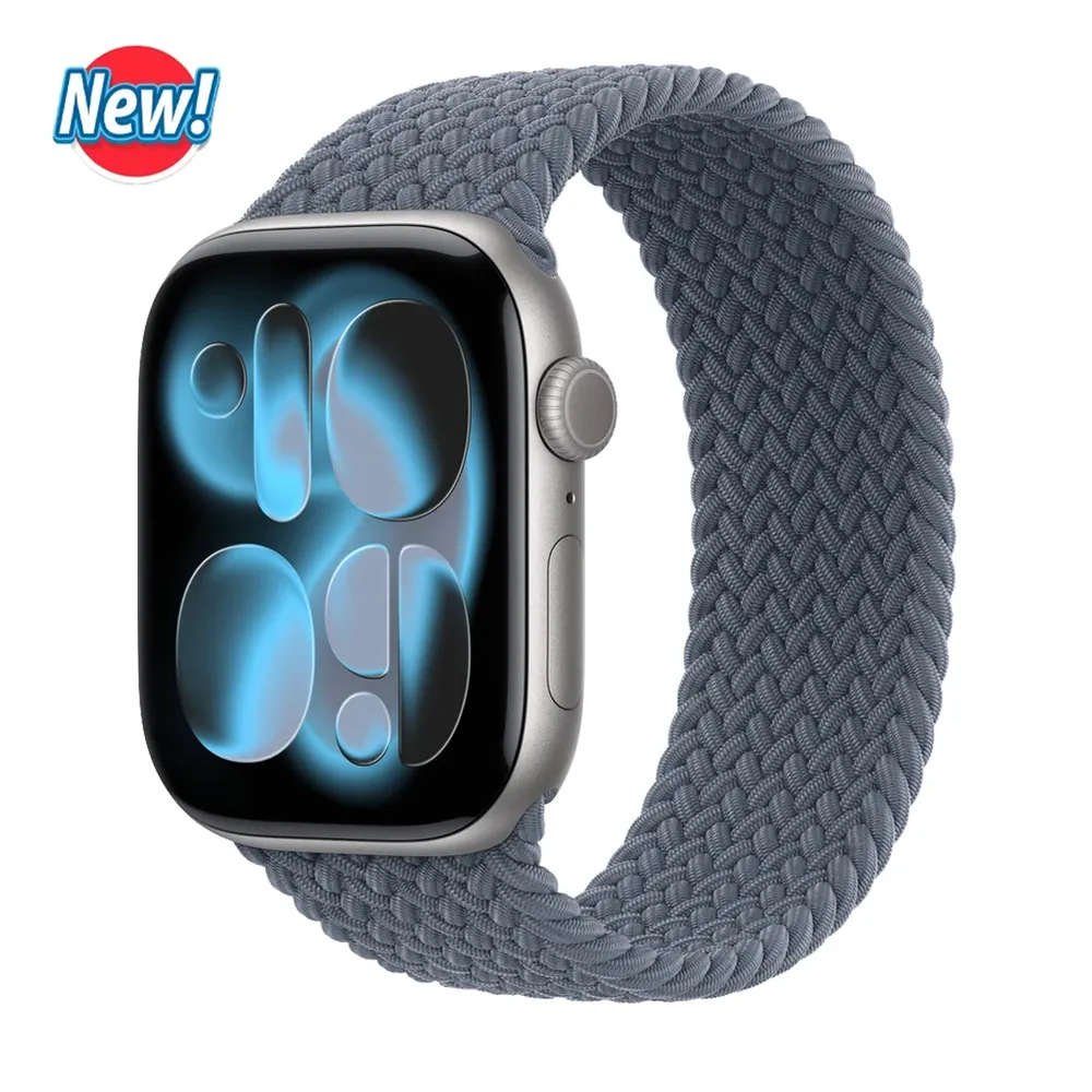 Bracelet nylon tressé Solo Loop 38 à 49 mm pour Apple Watch