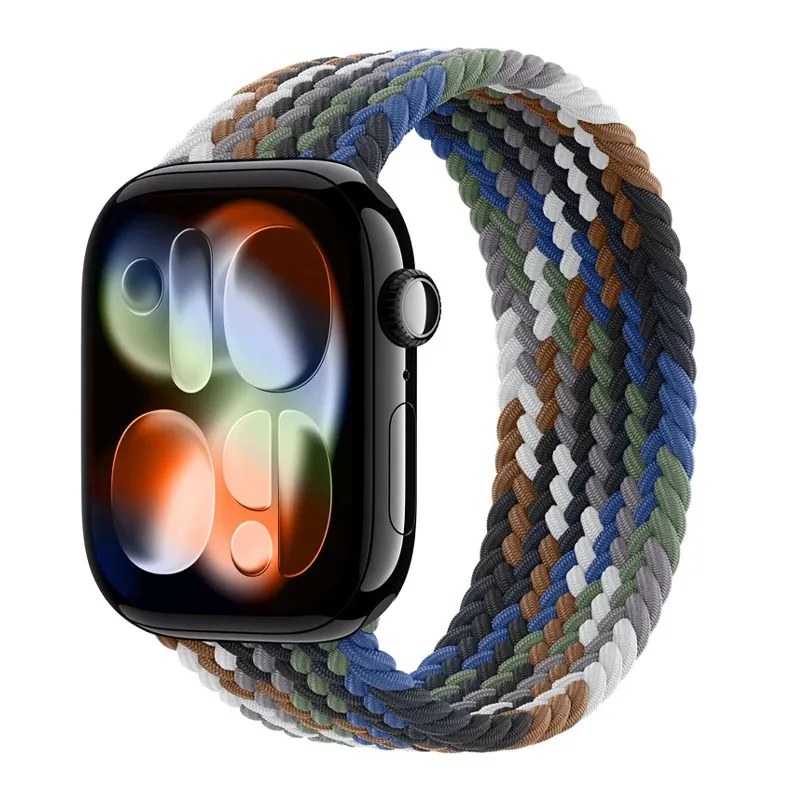 Bracelet nylon tressé Solo Loop 38 à 49 mm pour Apple Watch