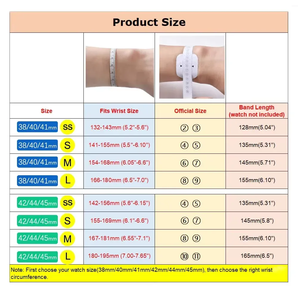 Bracelet nylon tressé Solo Loop 38 à 49 mm pour Apple Watch
