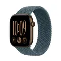 Bracelet nylon tressé Solo Loop 38 à 49 mm pour Apple Watch – Couleur du bracelet Lake Green
