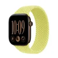 Bracelet nylon tressé Solo Loop 38 à 49 mm pour Apple Watch – Couleur du bracelet Neon yellow
