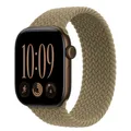 Bracelet nylon tressé Solo Loop 38 à 49 mm pour Apple Watch – Couleur du bracelet Olive green