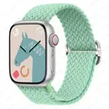 Bracelet nylon tressé Solo Loop 38 à 49 mm pour Apple Watch – Couleur du bracelet Pistachio