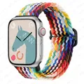 Bracelet nylon tressé Solo Loop 38 à 49 mm pour Apple Watch – Couleur du bracelet Pride