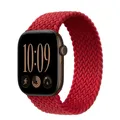 Bracelet nylon tressé Solo Loop 38 à 49 mm pour Apple Watch – Couleur du bracelet Red