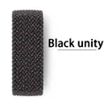 Bracelet nylon tressé Solo Loop 40 à 49 mm pour Apple Watch – Couleur du bracelet Black unity