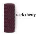 Bracelet nylon tressé Solo Loop 40 à 49 mm pour Apple Watch – Couleur du bracelet dark cherry