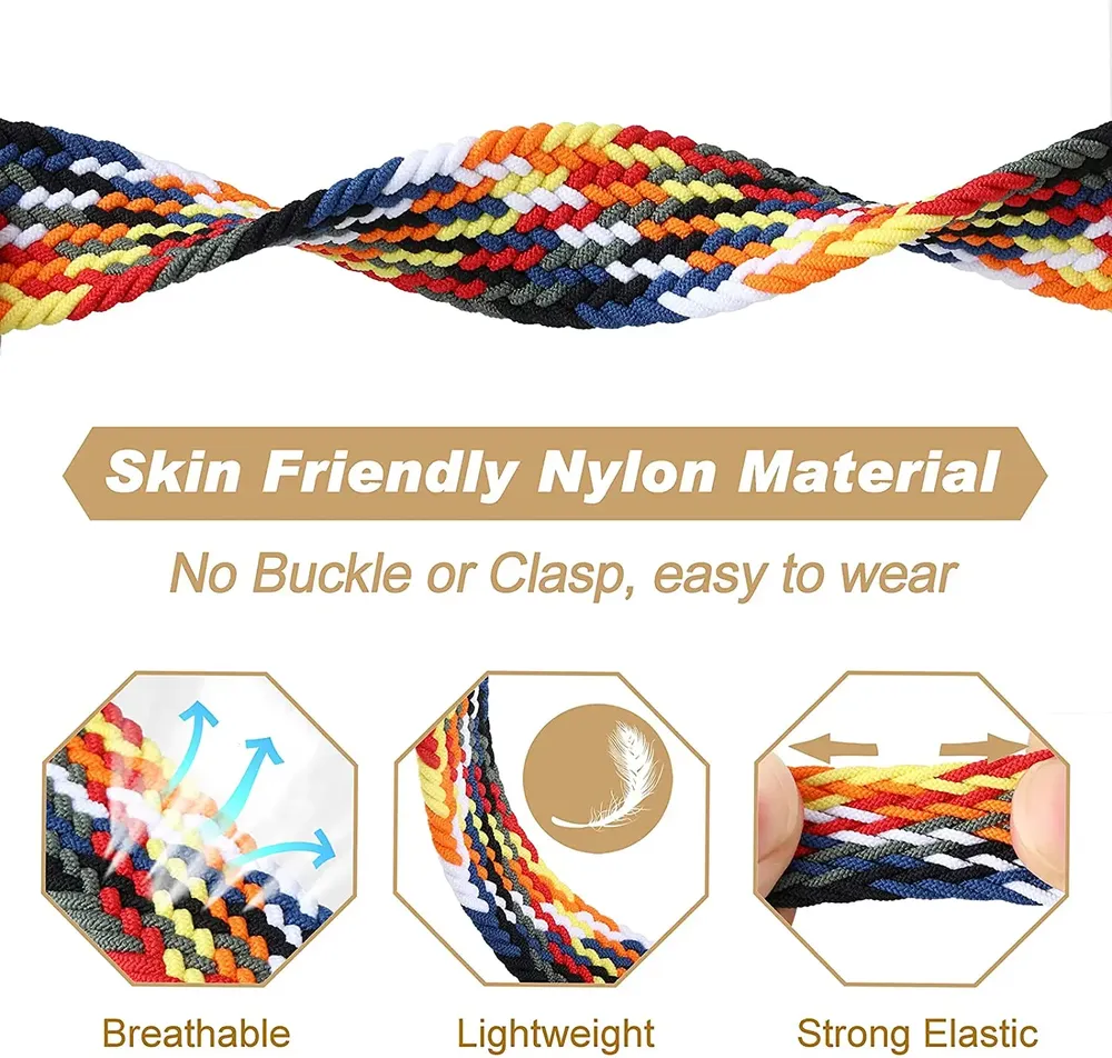 Bracelet nylon tressé Solo Loop 40 à 49 mm pour Apple Watch