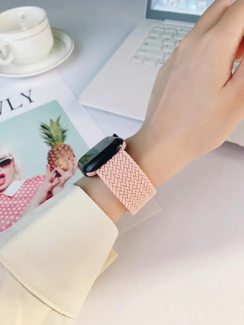 Bracelet nylon tressé Solo Loop 40 à 49 mm pour Apple Watch
