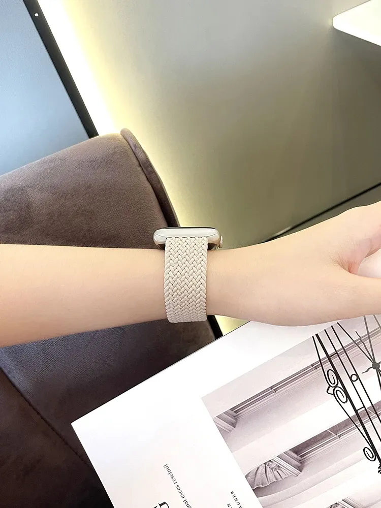 Bracelet nylon tressé Solo Loop 40 à 49 mm pour Apple Watch