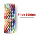 Bracelet nylon tressé Solo Loop 40 à 49 mm pour Apple Watch – Couleur du bracelet Pride Edition