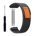 Bracelet nylon universel 20 à 26 mm – Couleur du bracelet Black-Gray