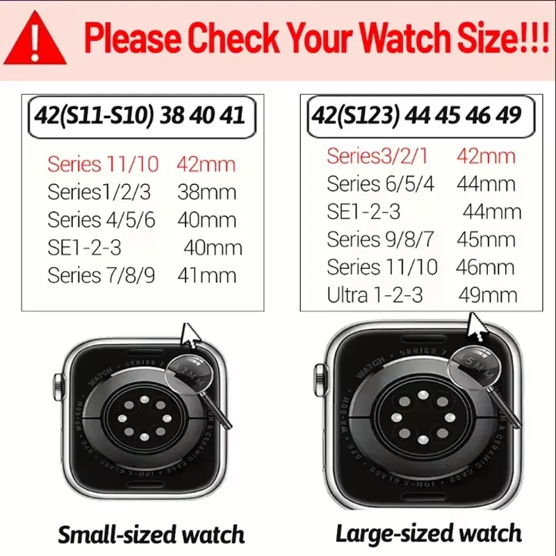 Bracelet Ocean pour Apple Watch Ultra 4 3 2 40 à 49 mm