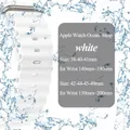 Bracelet Ocean pour Apple Watch Ultra 4 3 2 40 à 49 mm – Couleur du bracelet white