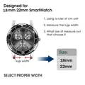 Bracelet parachute 18 à 22 mm pour Xiaomi Watch et Active – 6
