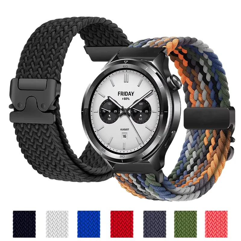Bracelet parachute 18 à 22 mm pour Xiaomi Watch et Active