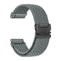 Bracelet parachute 18 à 22 mm pour Xiaomi Watch et Active – Couleur du bracelet deep grey