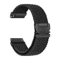 Bracelet parachute 18 à 22 mm pour Xiaomi Watch et Active – Couleur du bracelet noir