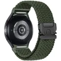 Bracelet parachute tressé 40 à 47 mm pour Samsung Galaxy Watch – Couleur du bracelet Inverness Green