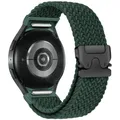 Bracelet parachute tressé 40 à 47 mm pour Samsung Galaxy Watch – Couleur du bracelet Rainforest Green