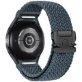 Bracelet parachute tressé 40 à 47 mm pour Samsung Galaxy Watch – Couleur du bracelet Tannin Blue