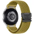 Bracelet parachute tressé 40 à 47 mm pour Samsung Galaxy Watch – Couleur du bracelet Yellow green