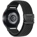 Bracelet parachute tressé 40 à 47 mm pour Samsung Galaxy Watch – Couleur du bracelet Black