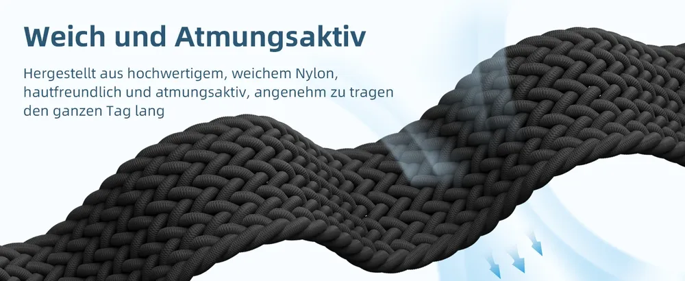 Bracelet parachute tressé 40 à 47 mm pour Samsung Galaxy Watch