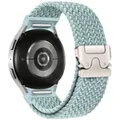 Bracelet parachute tressé 40 à 47 mm pour Samsung Galaxy Watch – Couleur du bracelet Light Blue