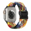 Bracelet paracorde tressé pour Apple Watch 38 à 49 mm – Couleur du bracelet 14 colorful