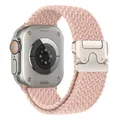 Bracelet paracorde tressé pour Apple Watch 38 à 49 mm – Couleur du bracelet 5 pink sand