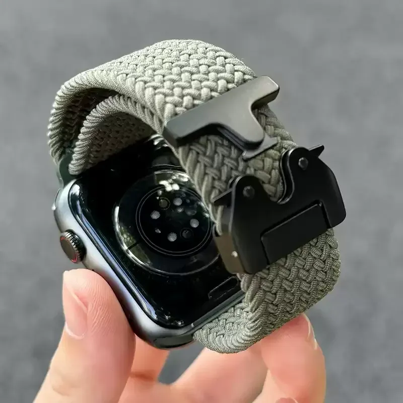 Bracelet paracorde tressé pour Apple Watch 38 à 49 mm