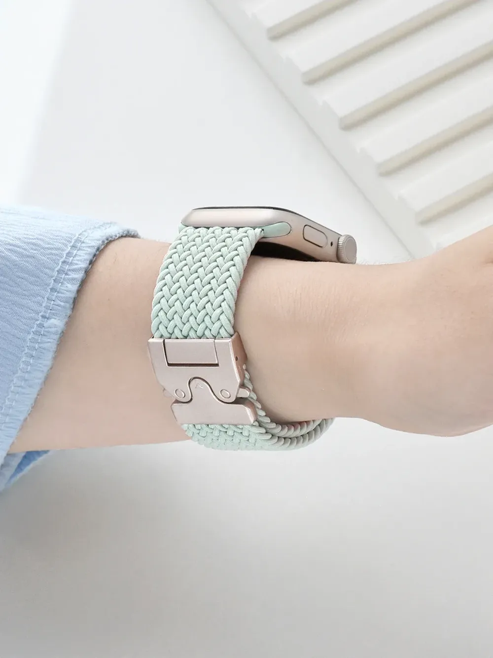 Bracelet paracorde tressé pour Apple Watch 38 à 49 mm