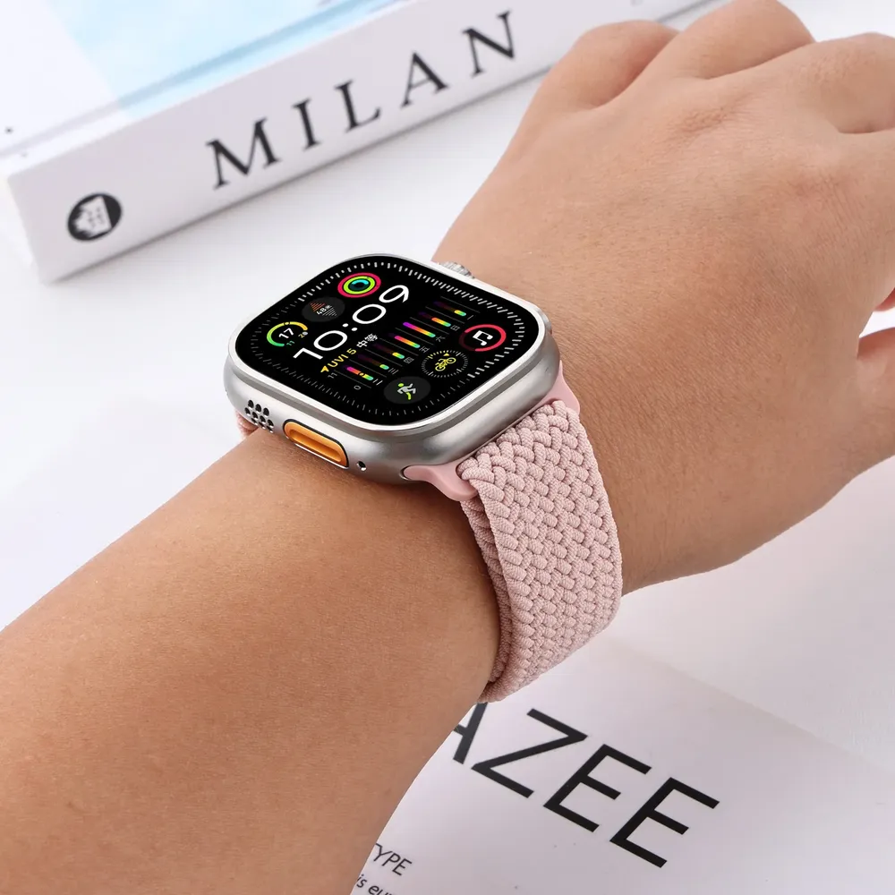 Bracelet paracorde tressé pour Apple Watch 38 à 49 mm