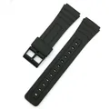 Bracelet résine et silicone Casio 12 à 22 mm – Couleur du bracelet black-black