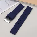 Bracelet silicone 10 à 24 mm à dégagement rapide universel – Couleur du bracelet Blue