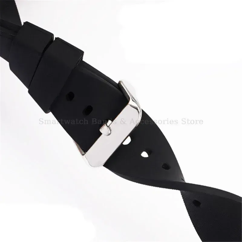 Bracelet silicone 10 à 24 mm à dégagement rapide universel